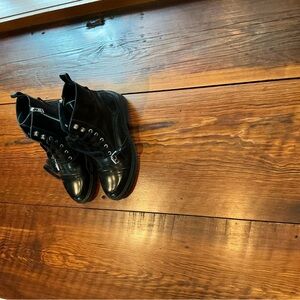 All Saints Black Ankle Boots